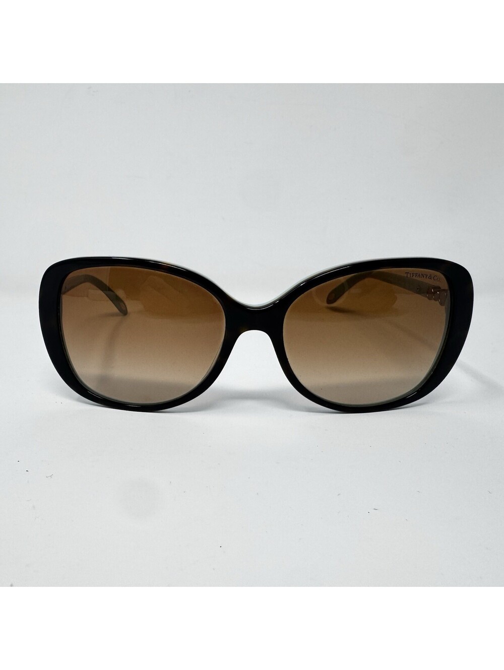 Tiffany & Co TF4121-B 8134/3B Havana Blue Crystal Sunglasses 55-16-140